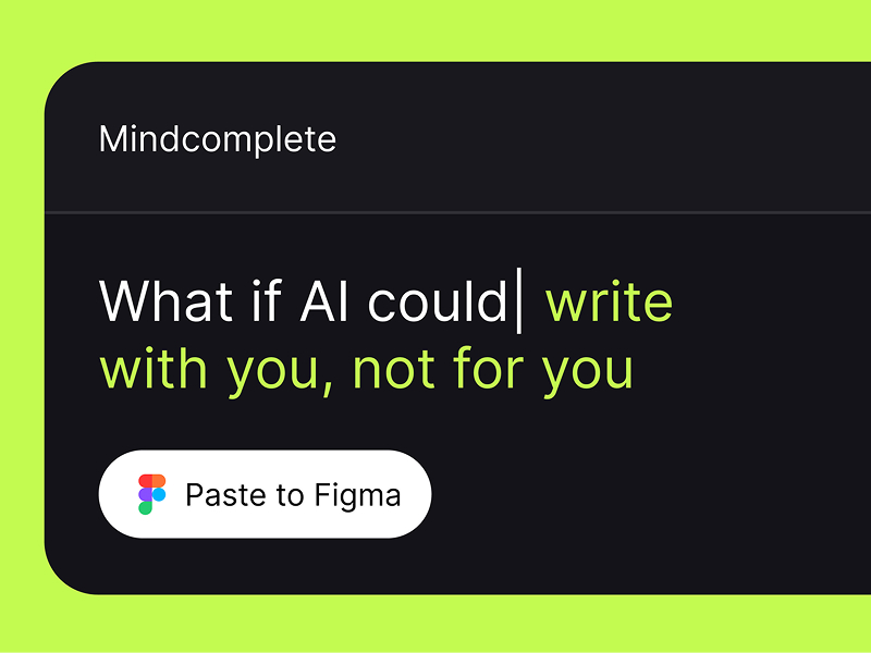 Mindcomplete Figma Plugin